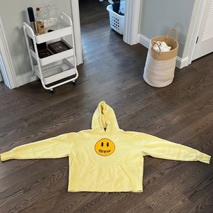 Drew House deconstructed mascot hoodie - light yellow size L